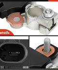 Direct Fit Battery Current Monitor Sensor Module With Prewired Pigtail Harness Connector showing the harness connection and mounting details.