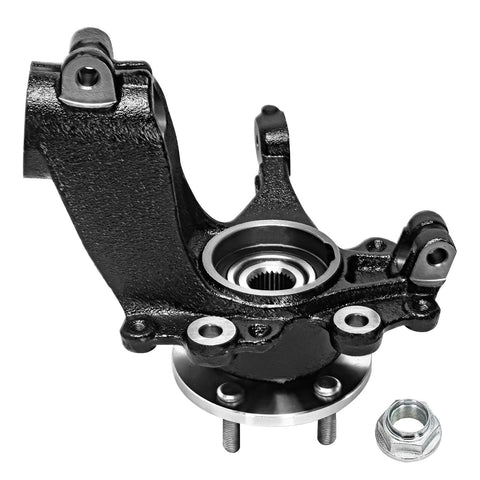 Front Steering Knuckles With Wheel Hub Bearings And Front Struts With Coil Springs Assembly For 2012 2013 Ford Focus 2.0L Replacement Kit