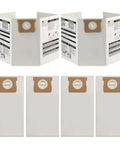 10 To 14 Gallon Disposable Vacuum Filter Bags 6 Pack For Wet Dry Vacs Captures Fine Particles Like Drywall Cement Dust And Cold Ashes