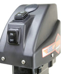 Libra 3500lb electric trailer tongue jack control unit, black housing with ON/OFF switch.