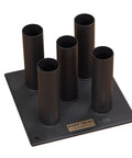 Olympic Bar Storage Rack For 5, 6, And 7 Foot Bars, Durable Satin Black Stand, Heavy-Duty Steel Construction