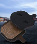 Close-up of 4 Pairs Mountain Metallic Disc Brake Pads For Bikes, Ride Ready And Quiet Resin Type For Heat Dissipation.