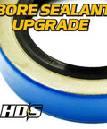 Switch Caster Fork Spindle Bearing Kit With Upgraded Seal And Spring Washers For Quick DIY Lawn Mower Rebuilds Fits Simplicity Massey Ferguson Citation Cobalt Contender SZT550 Champion XT 2950 3900 4900 2900 3000 4900 tapered bearing seal