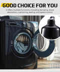 Open washing machine with circle inset of black bottle, highlighting Two Tubes 10G Synthetic Damping Grease For Optical Instruments Household Appliances And Rolling Parts Keeps Things Quiet And Smooth For Gears Bearings And DIY Home Maintenance