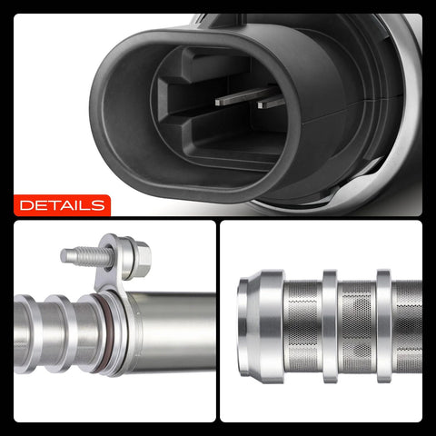 Close-up details of Camshaft Position Actuator Solenoid Kit For VVT System Compatible With Chevy Equinox Malibu Cobalt HHR Terrain