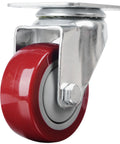 3 Inch Swivel Casters Set Of 4 Heavy Duty Plate Casters With Premium Polyurethane Wheels Load Bearing 2200 Lbs Total 550 Lbs Each