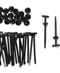 Heavy Duty Nylon Cable Tie Set For Everyday Fixes Self Locking Zip Ties With Universal Buckles Uv Resistant Black Fasteners