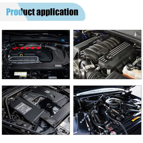 3 Pack Rugged Aluminum Water Temperature Joint Pipe 38mm Coolant Hose Swap Killer applications in different engine compartments.