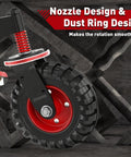 5 Inch Gate Wheels For Wooden Gates, 450 Lb Capacity, Heavy Duty Spring Loaded Fence Wheel With 360 Degree Swivel, close-up
