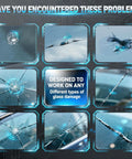 Windshield Chip Repair Kit For Cars image showing various types of car windshield chips and cracks before repair.