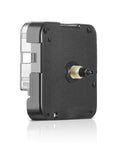 12888 Quartz Wall Clock Movement Mechanism DIY Repair Tool Parts Kit with Precision Step Movement in black visible from side angle