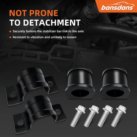 Front Suspension Stabilizer Bar Kit 33mm Sway Bar With Link Kit Beefed Up Fits Chevy Impala Monte Carlo Venture Grand Prix Trans Sport Buick Regal Century Impala Limited 2000s 2010s black bushings and bolts