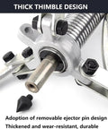 Close-up of Heavy Duty Hydraulic Gear Puller Kit 2-Jaw And 3-Jaw Set For Auto Hub And Bearing Removal, thick thimble design.
