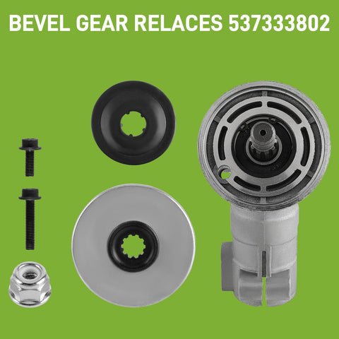 Beefy Bevel Gear Head Replacement 537333802 Fits Husqvarna Models 324LX 324LDX 326LS 326LX 326L 525L 525LST Pro Grade Upgrade For Lawn Care Equipment With Easy Install And Durable Cast Housing