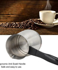 Electric Turkish Coffee Maker With Stainless Steel Build 600ml Capacity For 5 To 6 Cups Cook Sense Technology, side view