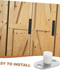Sliding Door Floor Guide Roller And Barn Door Stopper For Smooth Easy Install Versatile Bottom Track Guide For Wood Doors And Sliding Barn Doors Quiet Durable Roller System Simple DIY Hardware Upgrade.
