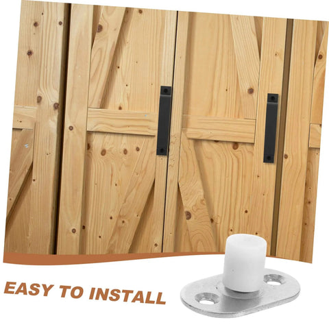 Sliding Door Floor Guide Roller And Barn Door Stopper For Smooth Easy Install Versatile Bottom Track Guide For Wood Doors And Sliding Barn Doors Quiet Durable Roller System Simple DIY Hardware Upgrade.