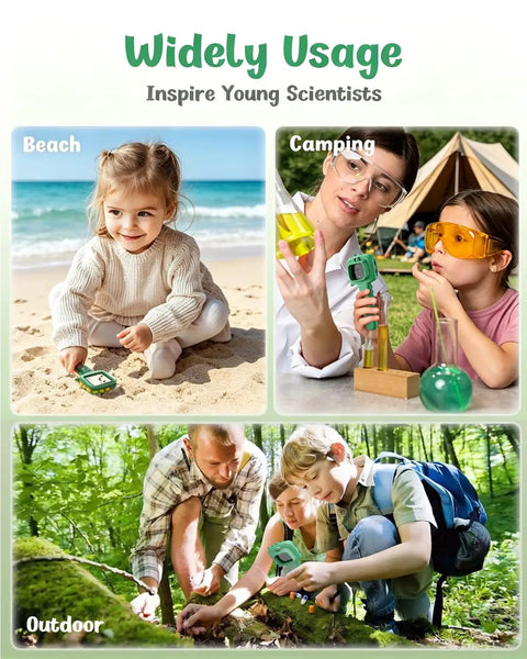 2 In 1 Kids Microscope Camera Handheld Pocket Digital Scope With Autofocus 1000x Magnification And 16x Zoom, beach use