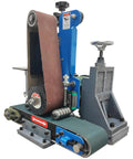 Beast Mode Belt Grinder 2.2Kw 9 Speed Benchtop Polisher for polishing and deburring materials like steel and aluminum.