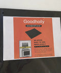 Package of AC Drip Cushion With Magnetic Backing Black 24 X 19.6 Inches Window Unit Rain Cover showing product label