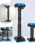 Two Piece Adjustable Support Poles For Bathroom Cabinet Installation And Door Lifting Labor Saving Woodworking Tools in black and blue