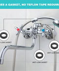 20 Piece Shower Head Filter Gasket Set Rubber Washers And Stainless Steel O Ring Hose Gaskets for faucet and shower attachment