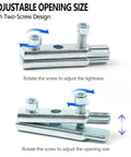 Universal Damaged Fastener And Pipe Thread Remover Tool adjustable two-screw design illustration.