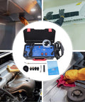 Powerful 3000W High Temperature Steam Cleaner For Home And Auto Use, shown cleaning kitchen hood, air conditioner, car engine, stove.