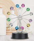 Dope Electric Newton Pendulum Ball Desktop Decor Battery Powered Kinetic Science Toy For Your Desk Colorful Design