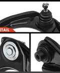 Detailed close-up of Beefed-Up Front Upper Control Arm Set With Ball Joint And Bushing For Honda Accord 2008 2012 And Acura TSX TL 2009 2014 Two Arm Replacement, OE Style Fit