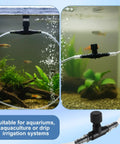 20 Pack T Shaped Aquarium Air Valves For 3 By 16 Inch ID Airline Tubing Black Single Way Control Valve aquarium setup