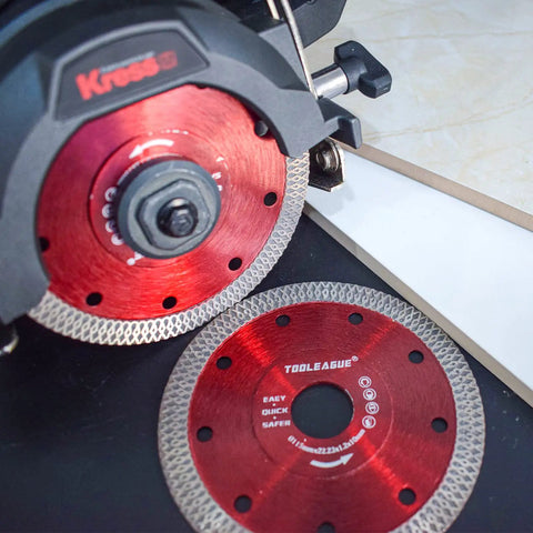 Diamond Saw Blade 4.5 Inch Super Thin Tile Blade For Cutting Porcelain Ceramic Granite Marble Stone Tiles 10 Pc Set on tile saw