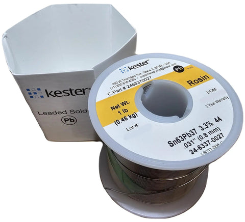 63 37 Solder Wire Sn63Pb37 Flux Core 1 Pound Spool with 44 Rosin Flux for Electronics in packaging