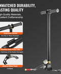 Three Stage High Pressure Hand Pump For PCP Air Guns Stirrup Pump Filling Tool Up To 30 MPa Beefy Stainless Steel with gauge and metal pedal