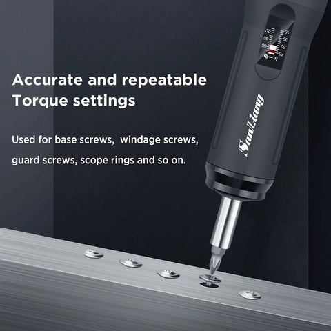 Torque Screwdriver Set 10 To 70 Inch Pounds With 10 Bits for Maintenance, precise torque on screws