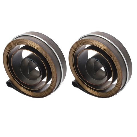 Two Pack Drill Press Return Spring Chrome Plated Quill Spring For Horizontal And Vertical Bench Drills High Grade Spring Steel