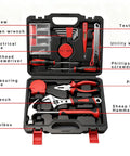 68 Piece General Household Tool Set With Ergonomic Hand Tools For DIY Home And Auto Repairs In A Durable Carrying Toolbox