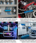 Two Way Five Port Pneumatic Manifold With G1 Quarter Ports For High Flow Air Distribution in various system applications