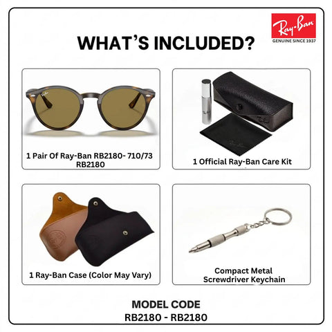 Round Shape Non Polarized Sunglasses For Men And Women With Dark Brown Lens Includes Official Eyewear Kit contents