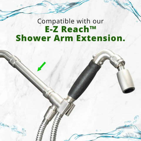 Lead Free Metal Handheld Shower Head With 72 Inch Stainless Steel Hose Biofilm Resistant Silicone Inner Tube And Holder