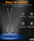 Upgraded Suspension Rod Kit For Samsung Washers DC97 16350V With Four Rods Ball Sockets And Dampening Components To Absorb Shock Reduce Tub Movement And Restore Stability Easy Install And Long Lasting Durability, two washer suspension rods