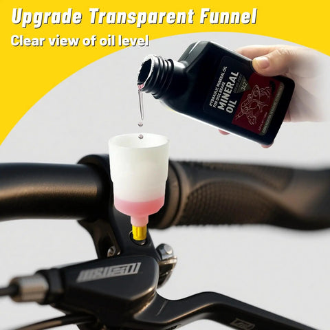 Bike Hydraulic Brake Bleed Kit With 150ml Mineral Oil Universal Adapters For Shimano TEKTRO TRP Disc Brakes Easy Ride Ready System