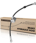 Front Driver Brake Hydraulic Hose Compatible With Chrysler Avenger 2008 2014 Caliber 2007 2012 Compass Patriot displayed with packaging