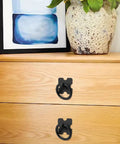 Vintage Style Drawer Pulls With Square Back Plate Old School Charm For Wooden Furniture Retro Hardware For Dresser Chest