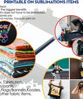 Premium DTF Transfer Film 13X19 Matte Clear PET Heat Transfer Paper printable on fabrics with no pretreatment needed