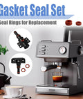 60 Piece Silicone O Ring Kit For Espresso Machines With 15 Sizes Of Food Grade Seals And Gaskets next to espresso machine