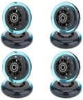 Dope Inline Skate Replacement Wheels Set 64mm To 90mm Diameters, 8 Pack With ABEC 9 Bearings And Floating Spacers, 85A Hardness For Outdoor Use