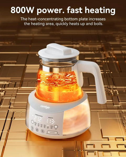 Bottle Warmer With Night Light And Fast Cooling Fan Instant Water Warmer For Bottles Electric Tea Kettle Style Warmer