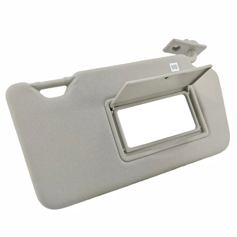 Left And Right Sun Visor Assembly With Clips And Screws For Versa 2013 2019 Gray Vanity Mirror Interior Sunshade Replacement No Slide Out Extension Direct Fit Budget Friendly displayed.