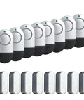 8 Pack Door And Window Alarm Sensor Set With 120dB Siren, Battery Powered No Wiring Home Security Alarm System For Doors And Windows